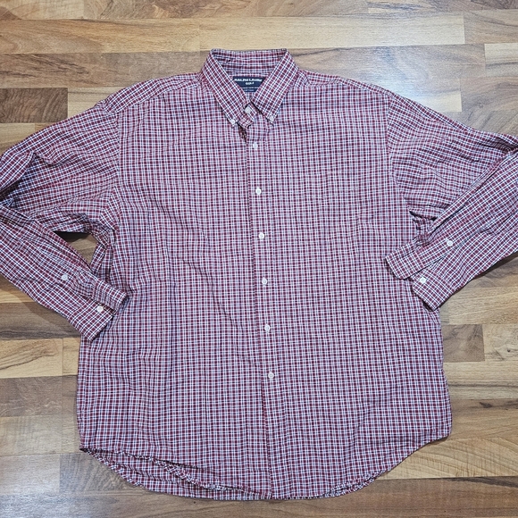 Ralph Lauren Other - Ralph Lauren Golf Lofton Button-Down Plaid Shirt XL 100% Cotton. Preppy